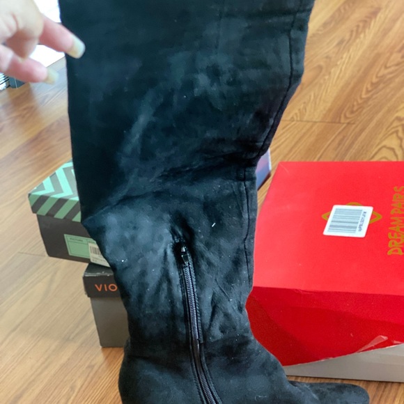 madden knee high suede material boots - Picture 2 of 4